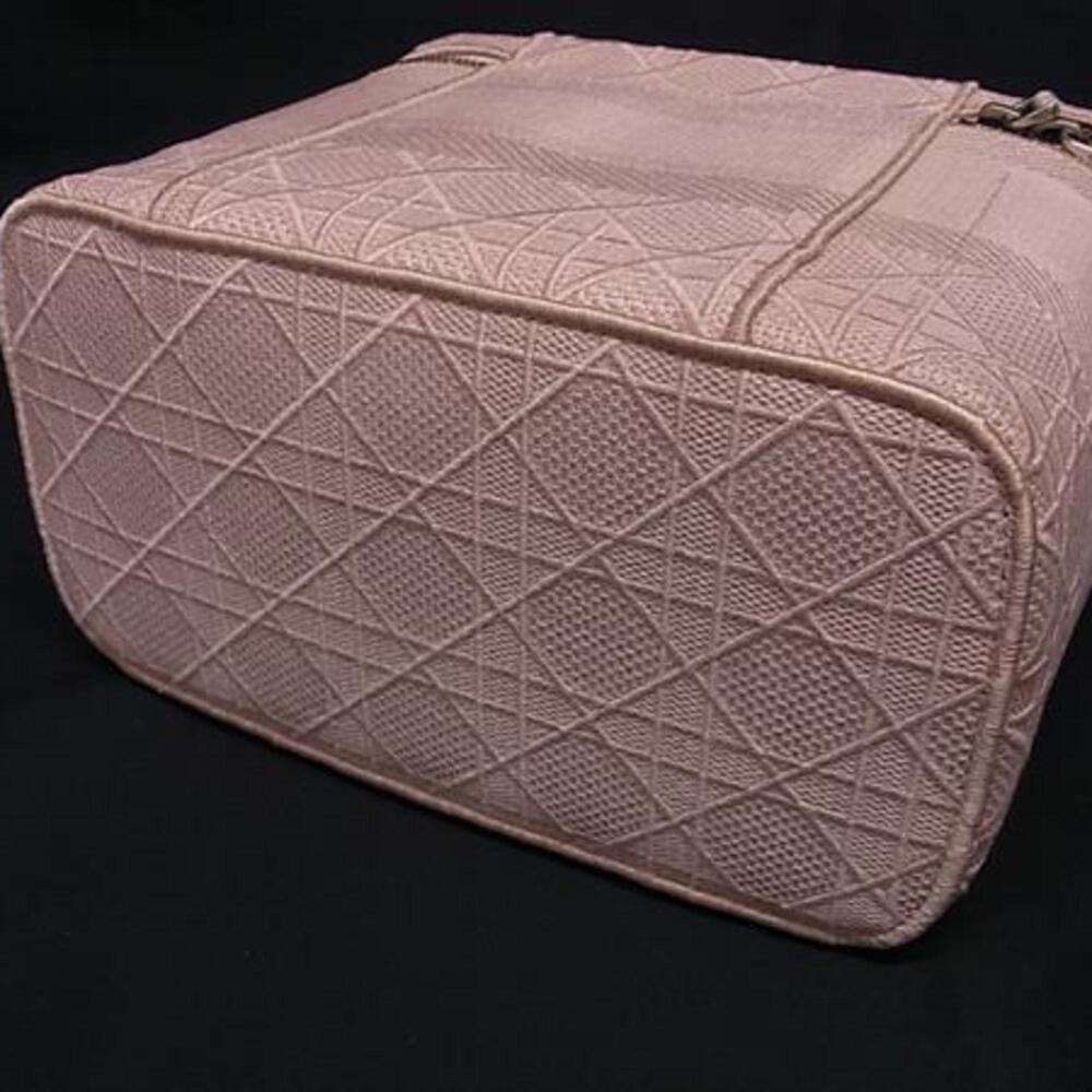 CHRISTIAN DIOR Pink Canvas Shoulder Bag - Picture 5 of 6